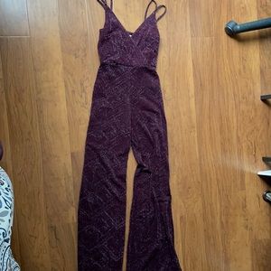 Row A Metallic Jumpsuit